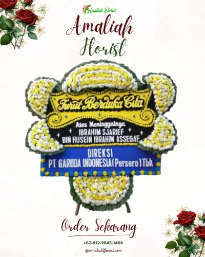 Papan Bunga Duka di Cipayung Girang